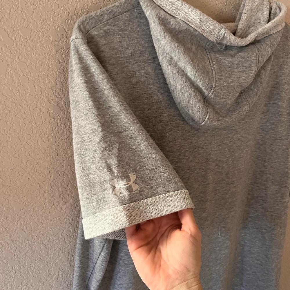 Under Armour Men’s Short Sleeve Hoodie with MC MUSTANGS Logo - Picture 2 of 6